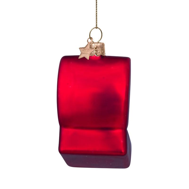 Kerstornament - Vondels Trouwdoosje met diamanten ring - JungleHome