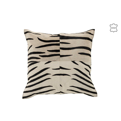 Sierkussen J-Line - Zebra print leer