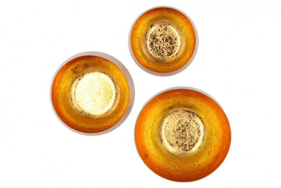 Waxinelichthouder - Egg set van drie peach royal - JungleHome
