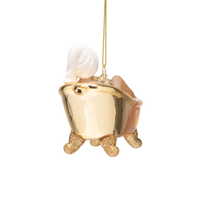 Kerstornament - Vondels Woman in Shiny Gold Bath