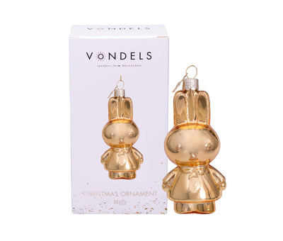 Kerstornament - Vondels Nijntje shiny gold