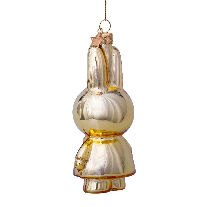 Kerstornament - Vondels Nijntje shiny gold