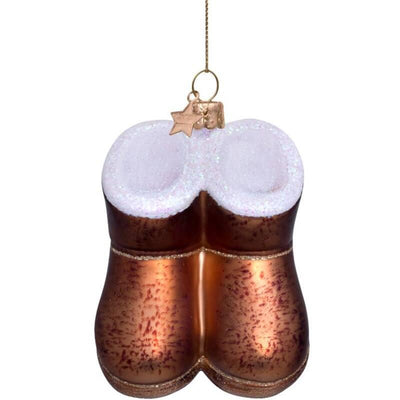 Kerstornament - Vondels Uggs suede boots