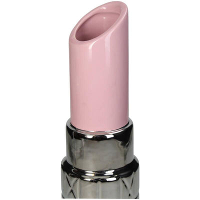Pre-Order Vaas - Lipstift zilver & pink - JungleHome