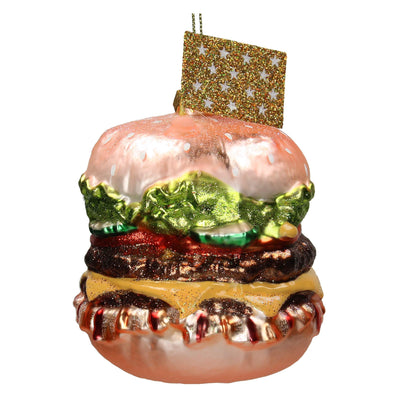 Kerst decoratie hanger  - Hamburger