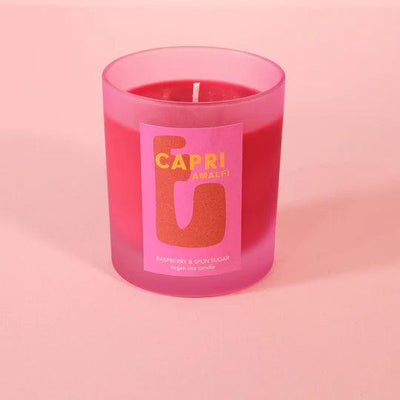 Candle - Raspberry & Spun Sugar Capri Vacay Kaars
