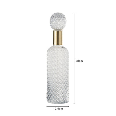 Decoratie fles J-Line - Glas Transparant