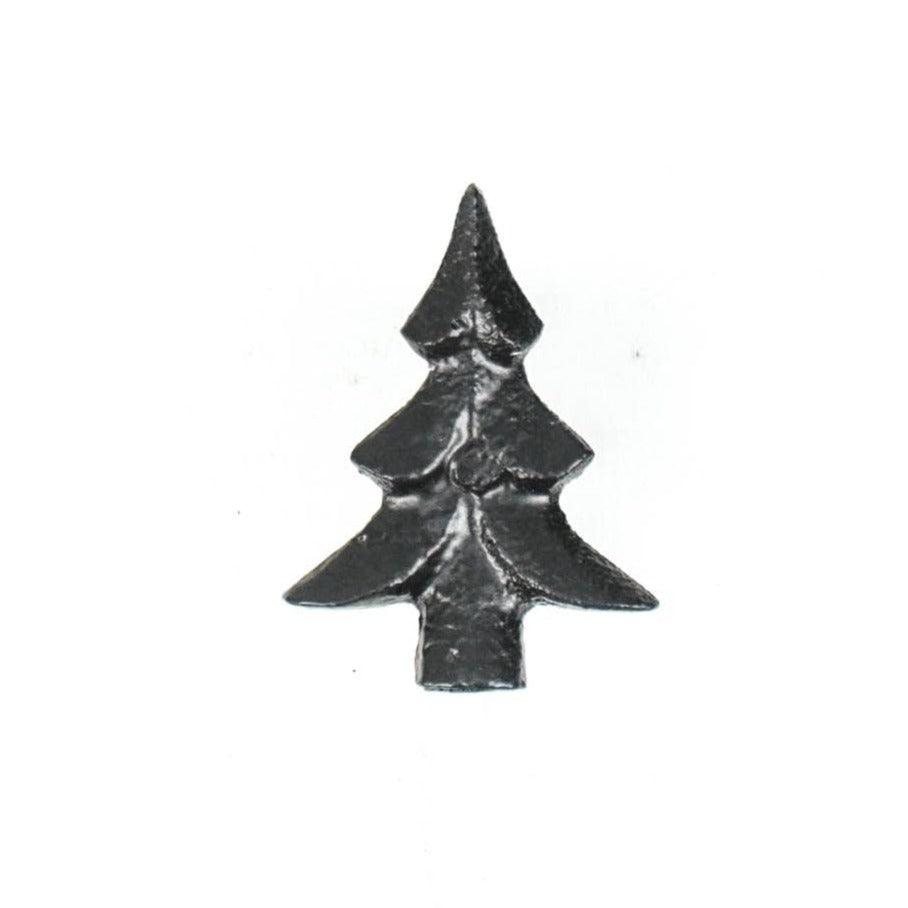 Kaarsenpin - Kerstboom zwart