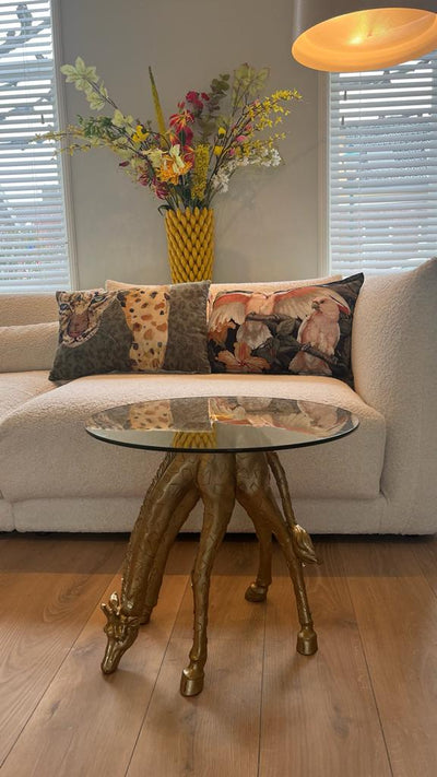 Tafel Giraf - goudkleurig