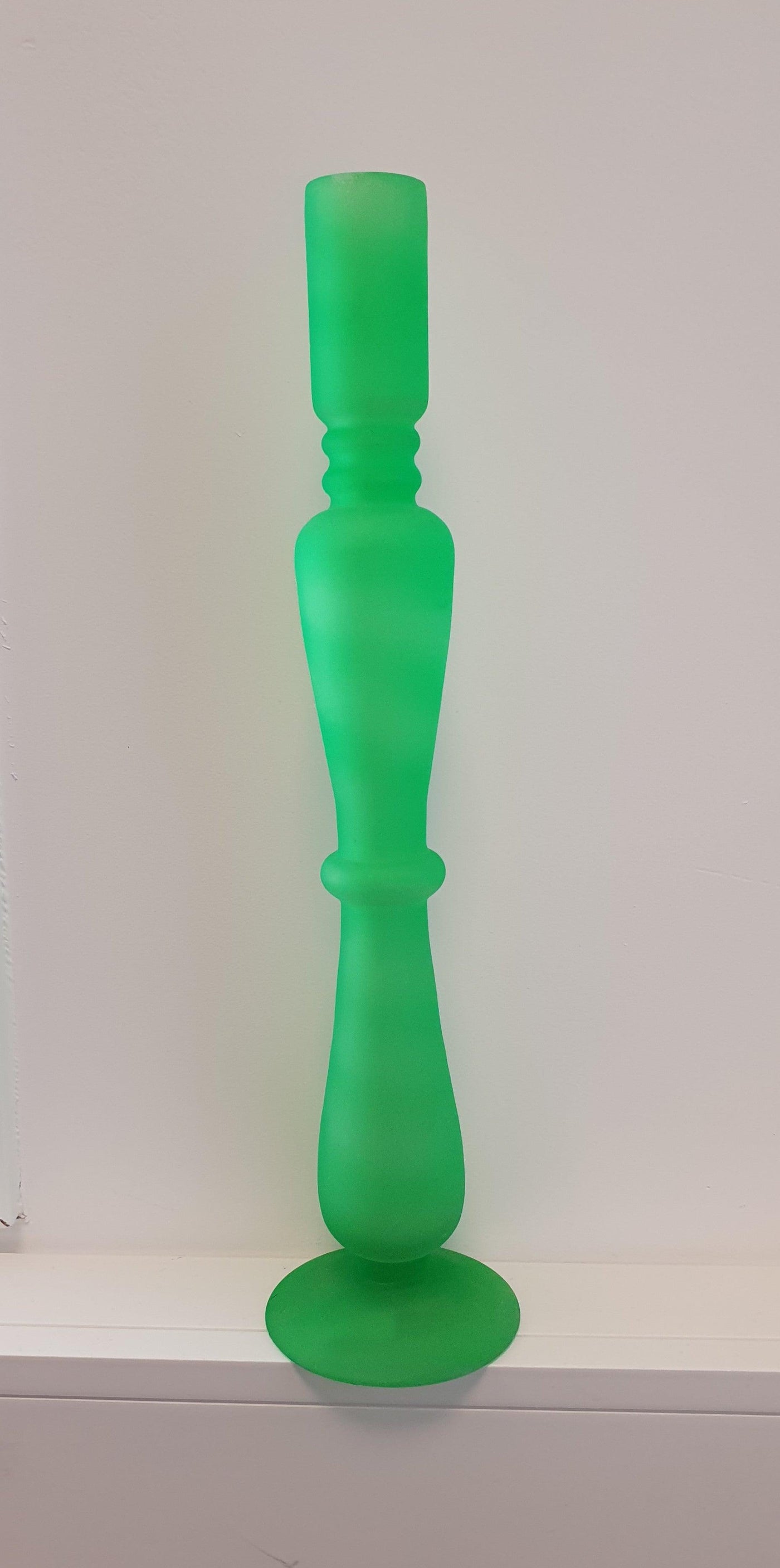 Vaas - Neon groen 37cm hoog