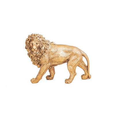 Ornament Leeuw - goud 10x8,5x6cm - JungleHome