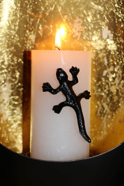 Kaarsenpin - Salamander zwart - JungleHome
